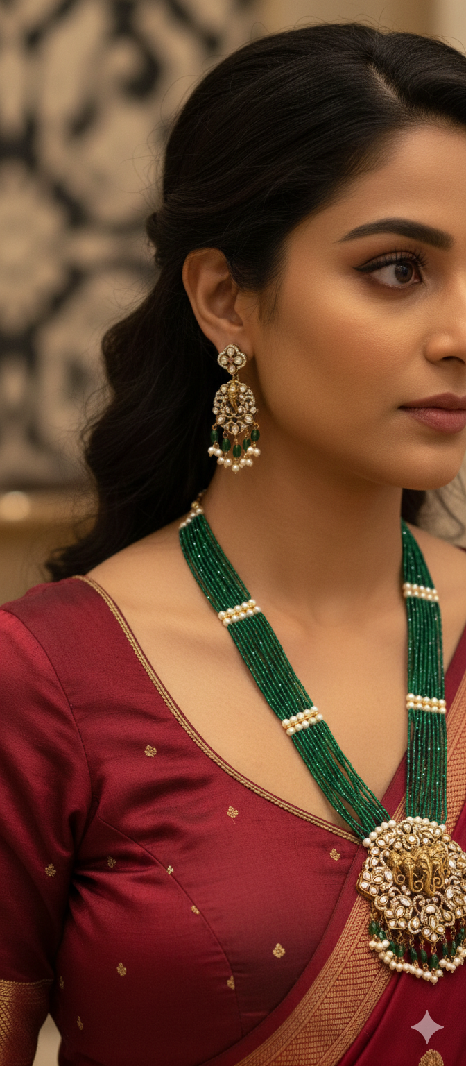 Ganesha Artificial jewelry set by UMA SUTRA 