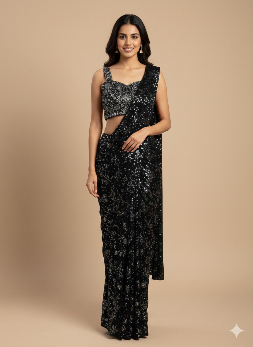 UMA SUTRA Readymade Saree – Premium Ready-to-Wear Saree for Festive & Party Wear