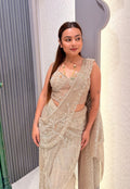 Heavy sequen work drape saree UMA SUTRA 