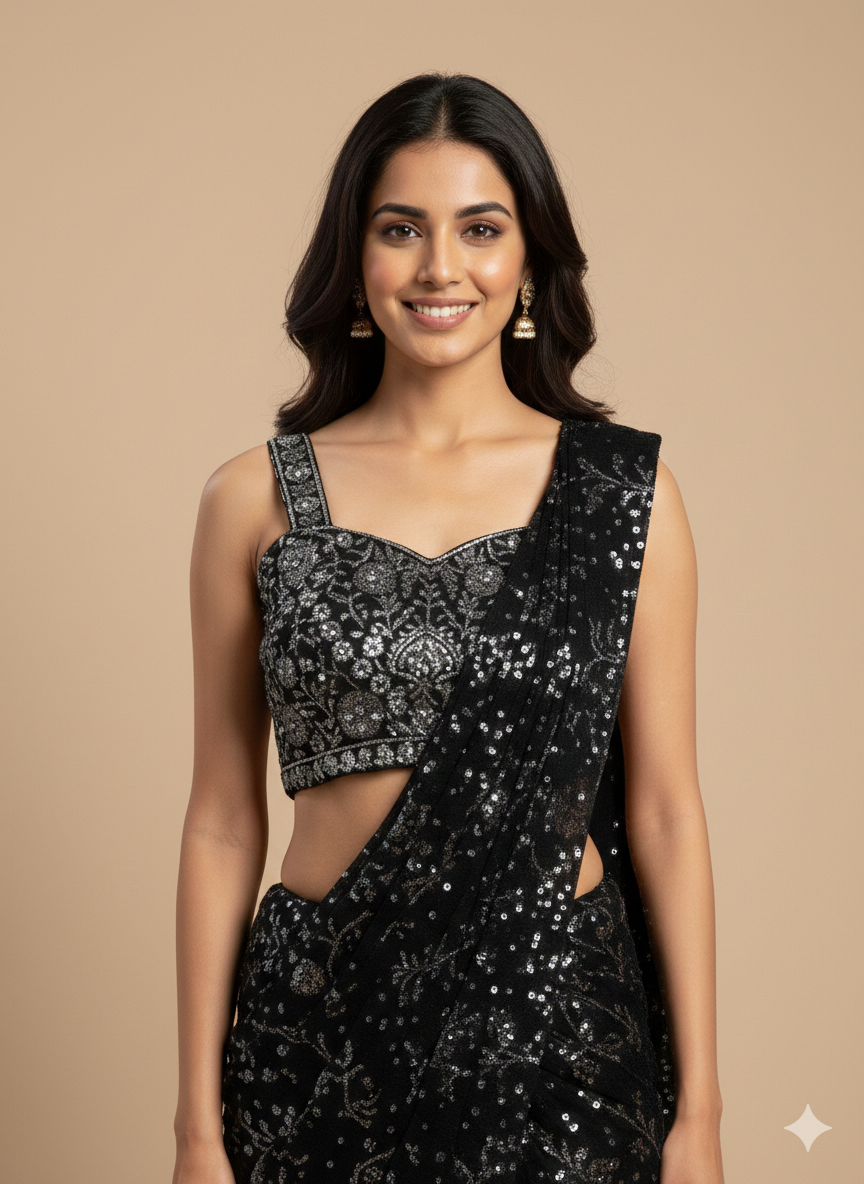 UMA SUTRA Readymade Saree – Premium Ready-to-Wear Saree for Festive & Party Wear