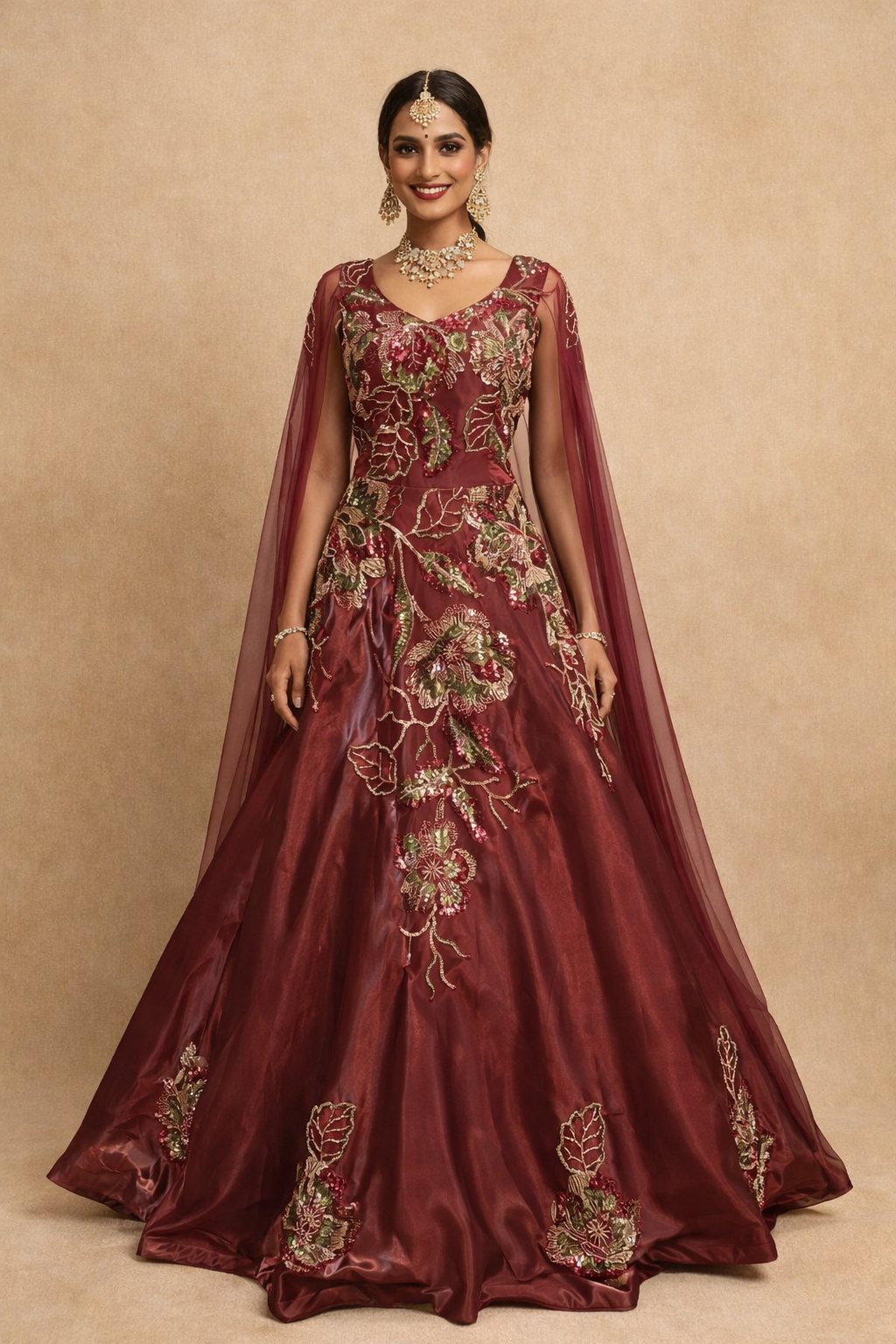 Gown Indo western dress by UMA SUTRA 