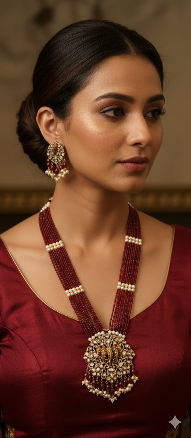 Ganesha Artificial jewelry set by UMA SUTRA 