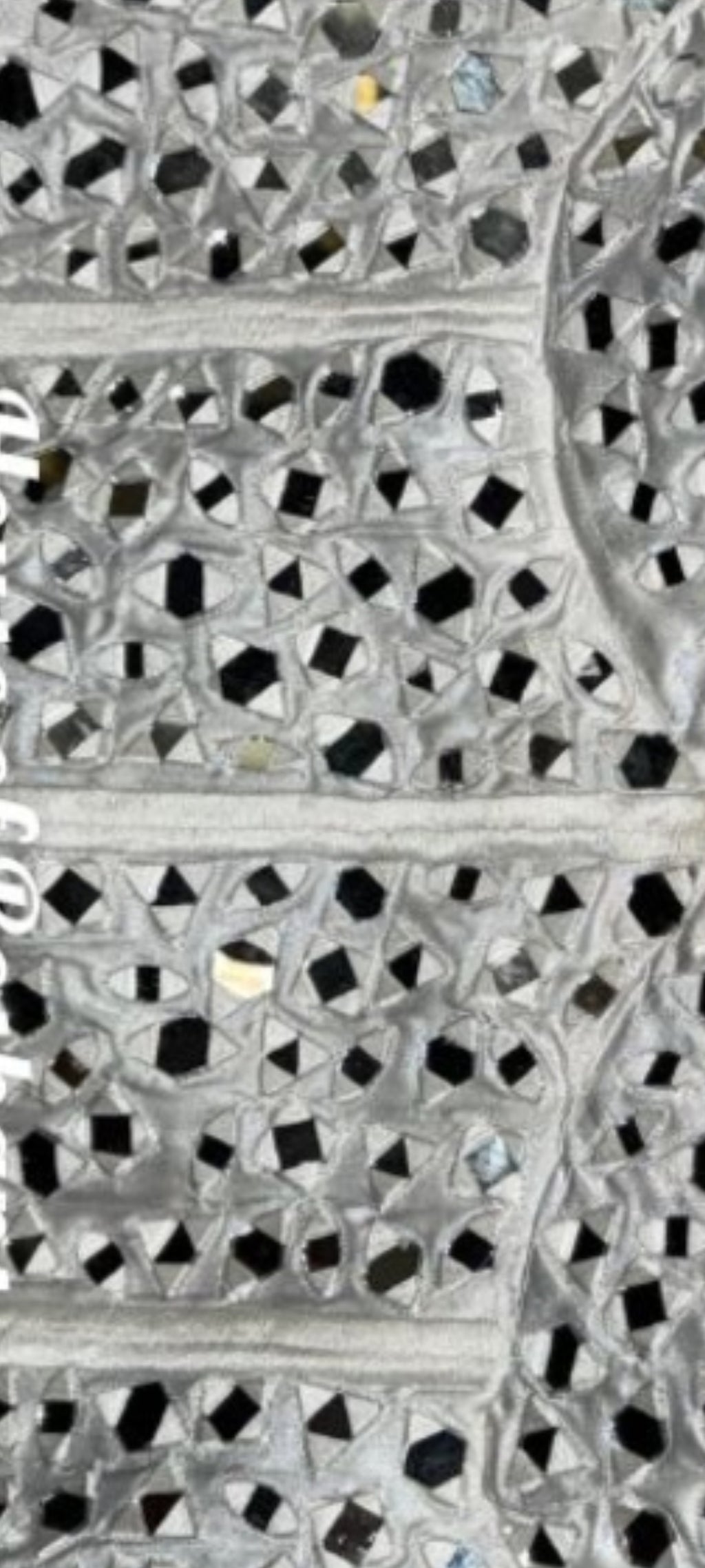 Detailed work of mirror work corset blouse 