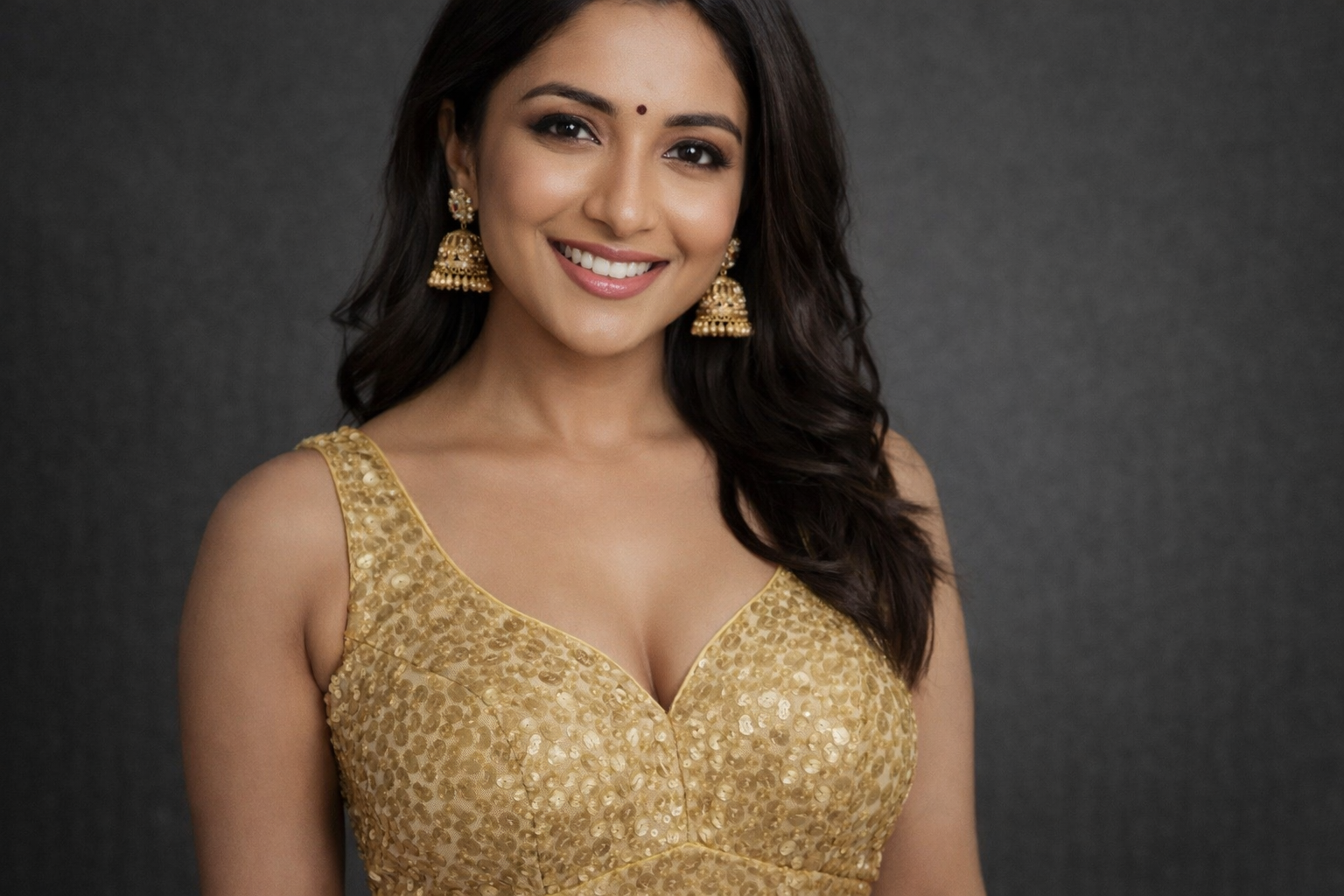 UMA SUTRA Designer Embellished Blousebl golden