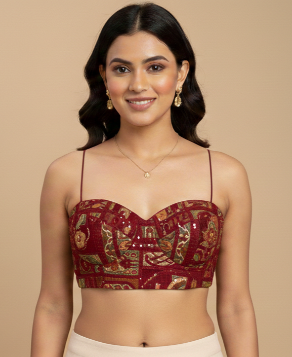 UMA SUTRA Trending Corset Blouse 